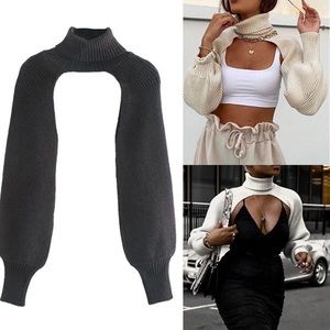 Just in! Turtleneck bolero shrug! One size